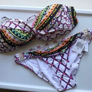 Trina Turk Bikini size 14 top size 10 bottoms